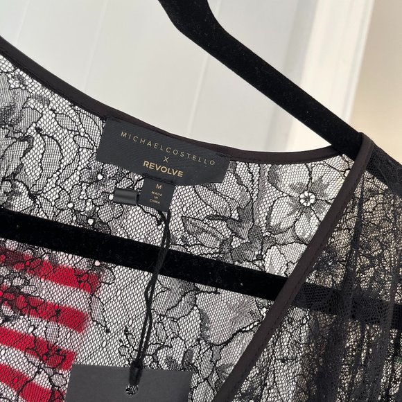 Michael Costello Flowy sleeve gown - Picture 8 of 8